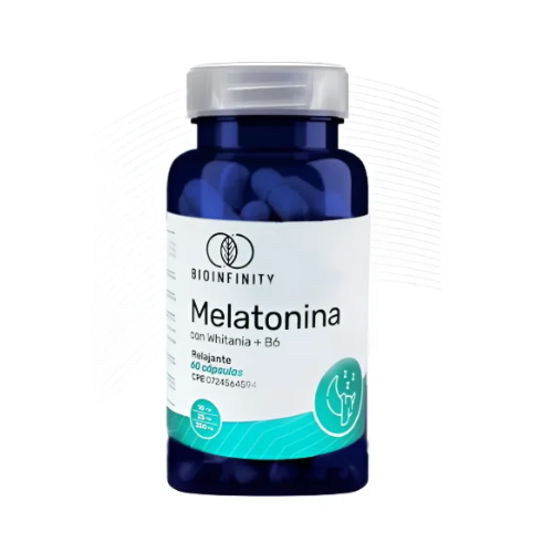 MELATONINA + B6 10MG CAP X 60 (BIOINFINITY)